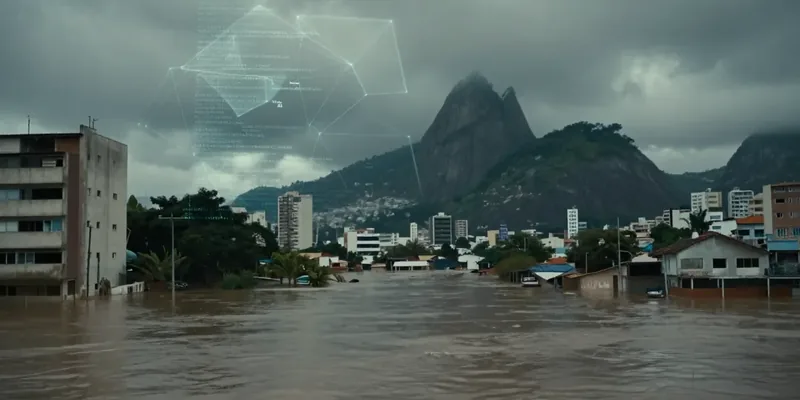 Filme Futuro Futuro une IA e enchentes do RS em reflexão sobre crise climática