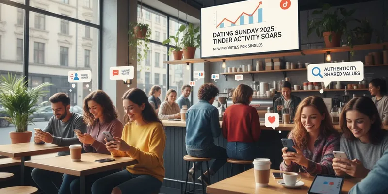 Dating Sunday 2025: Tinder Explode em Atividade e Revela Novas Prioridades dos Solteiros