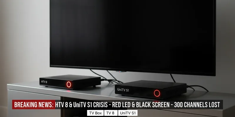 **HTV 8 e UniTV S1 em Crise: LED Vermelho e Tela Preta Deixam Milhares Sem Acesso a 300 Canais**