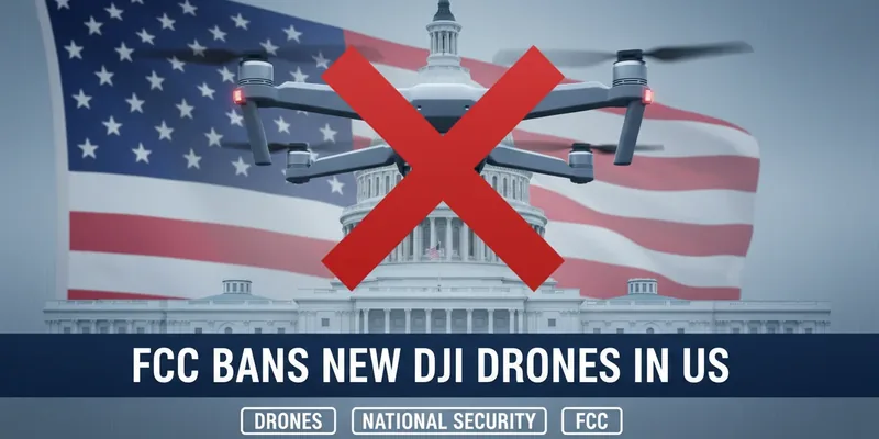 FCC lista DJI como risco à segurança nacional dos EUA, proibindo novos drones no país