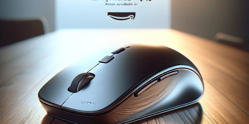 ## Liberte sua mesa: Mouse sem fio Lenovo por menos de R$40 na Amazon!
