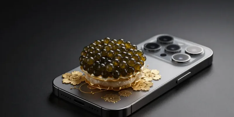 iPhone 17 Pro vira joia: Caviar funde ouro e arte floral em nova coleção de luxo extremo