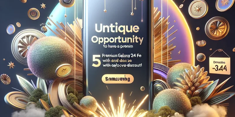 ## Galaxy S24 FE: Oportunidade Única de Ter um Premium com Desconto Explosivo!
