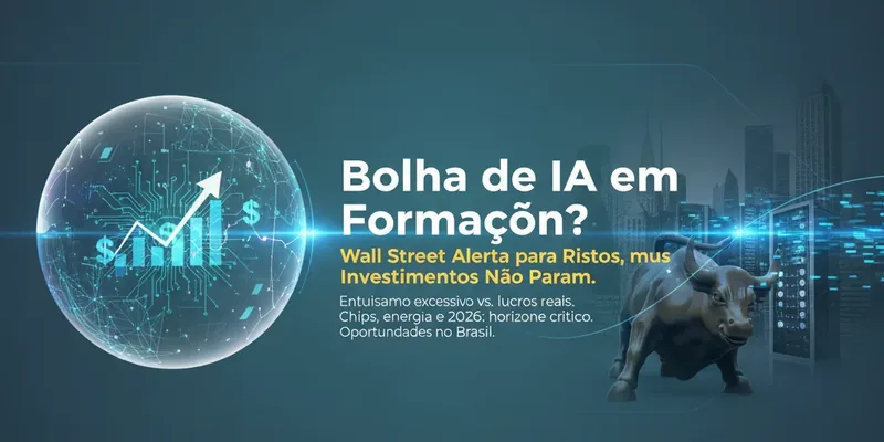 Bolha de IA em Formação? Wall Street Alerta para Riscos, mas Investimentos Não Param