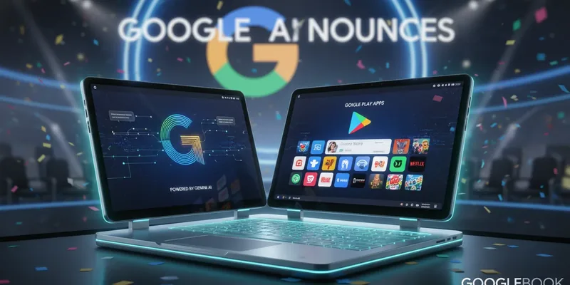 Google anuncia Googlebook: portáteis Android com Gemini e Play Store