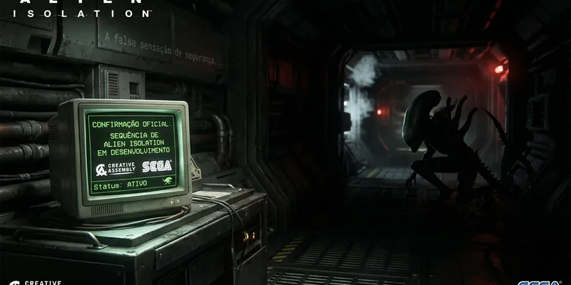 Terror no Espaço: Sega e Creative Assembly Provocam Fãs com Teaser Misterioso de Alien Isolation 2