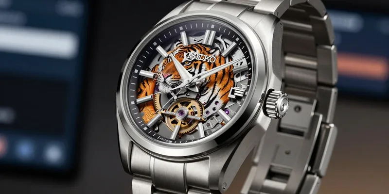 Seiko lança edição ultra-exclusiva inspirada no tigre-de-bengala para colecionadores de alta relojoaria