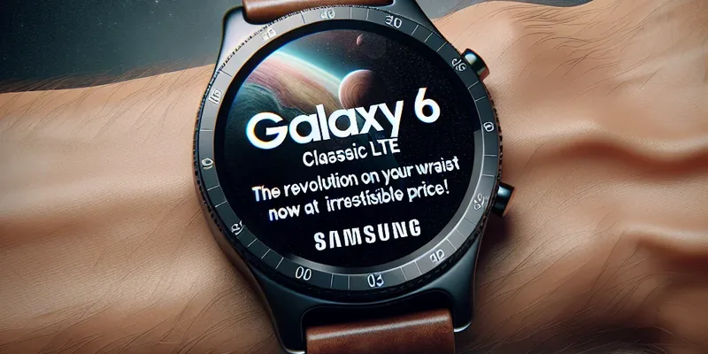 **Galaxy Watch 6 Classic LTE: A Revolução no Seu Pulso Agora com Preço Irresistível!**
