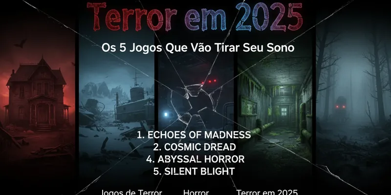 Terror em 2025: Os 5 Jogos Que Vão Tirar Seu Sono