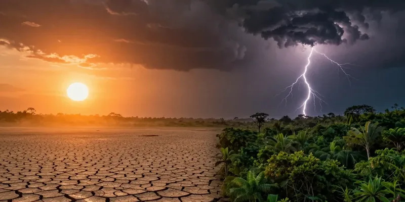 Brasil em Dois Extremos: O Choque entre o Calor de 40°C e o Alerta de Tempestades no Sul