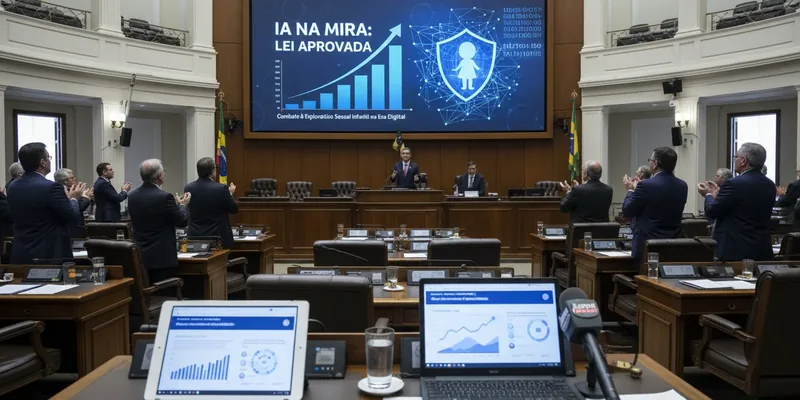 Inteligência Artificial na Mira: Câmara Aprova Lei para Combater Exploração Sexual Infantil na Era Digital