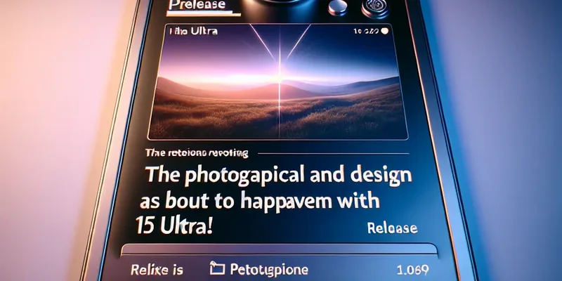 Xiaomi 15 Ultra: A Revolução Fotográfica e de Design Está Prestes a Acontecer!
