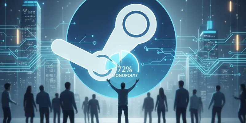 O Domínio do Steam: 72% dos Desenvolvedores de Jogos Veem um Monopólio no Mercado de PC