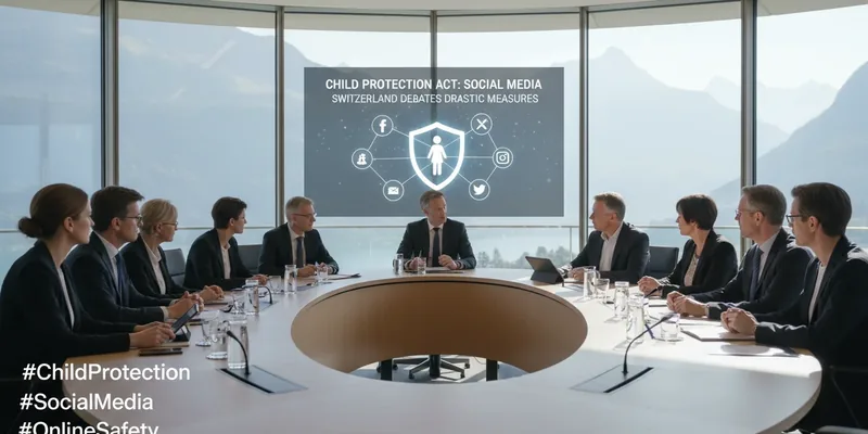 Suíça Debate Medidas Drásticas para Blindar Crianças dos Perigos das Redes Sociais