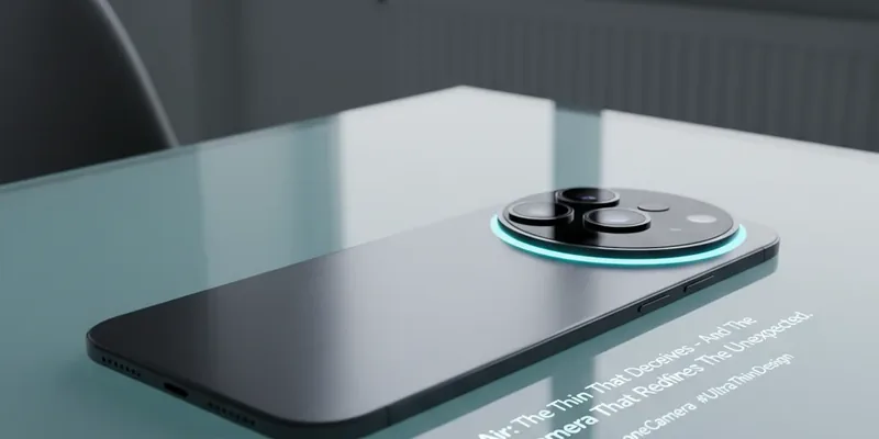 iPhone Air: O Fino Que Engana – E A Câmera Que Redefine o Inesperado.