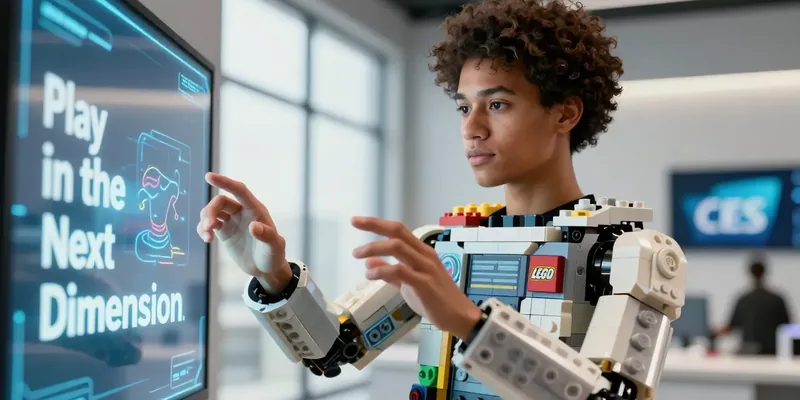 LEGO Desvenda Futuro com Teaser Misterioso: "Brinque na Próxima Dimensão" na CES 2026