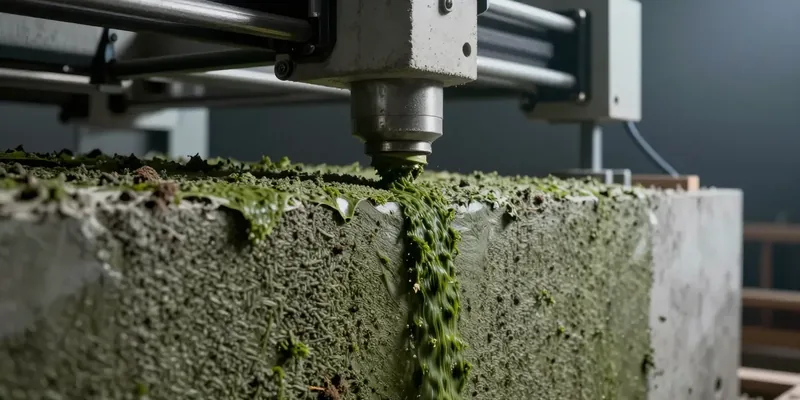 Algas e Terra: O Segredo para Paredes Impressas em 3D com Menor Impacto Ambiental