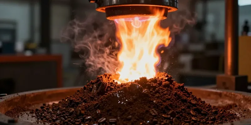Borra de Café Úmida vira Combustível em 90 Segundos: A Revolução da Pirólise por Plasma
