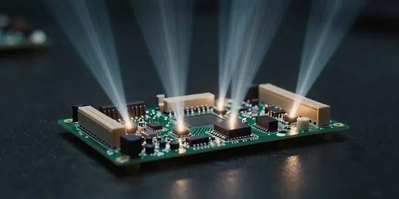 Revolução na Eletrônica: Micro-ondas Focadas Permitem Imprimir Circuitos em Qualquer Superfície