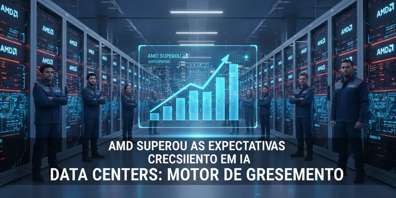 AMD Supera Expectativas e Consolida Posição no Mercado de Inteligência Artificial com Data Centers como Motor de Crescimento