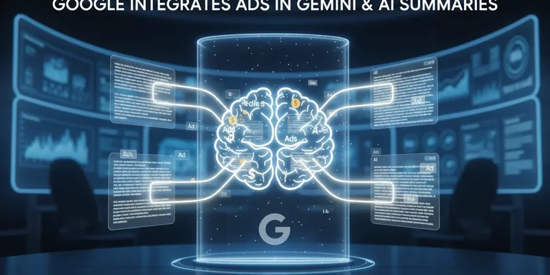 Google avalia integração de anúncios no Gemini e resumos de IA