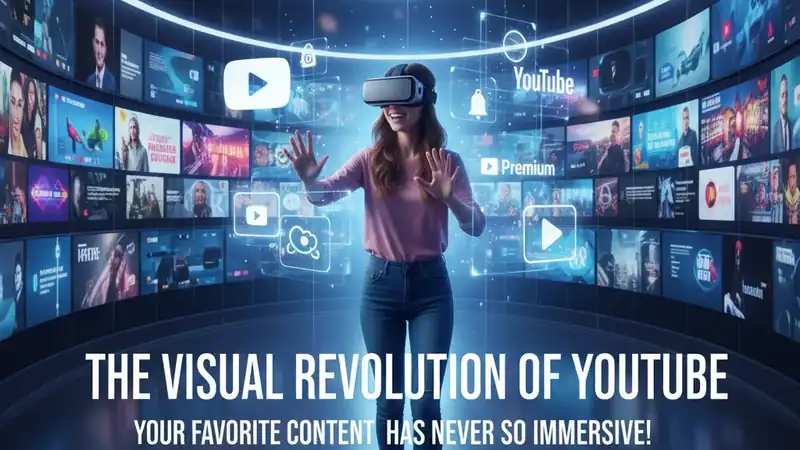 A Revolução Visual do YouTube: Seu Conteúdo Favorito NUNCA Foi Tão Imersivo!