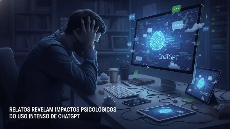 Relatos revelam impactos psicológicos do uso intenso de ChatGPT