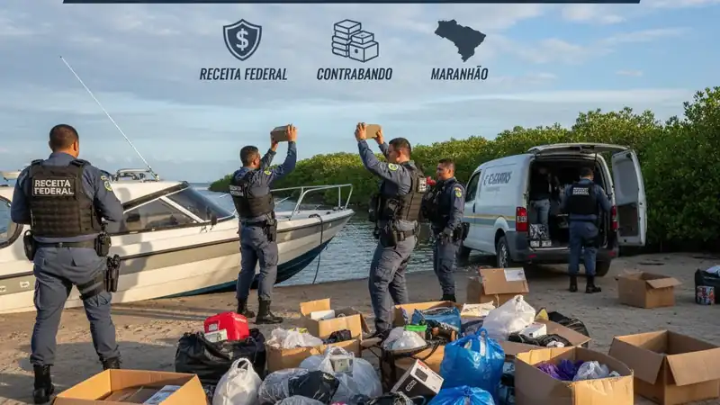 R$ 300 Mil em Contrabando: A Receita Federal Intercepta a Rota Secreta dos Correios no Maranhão!