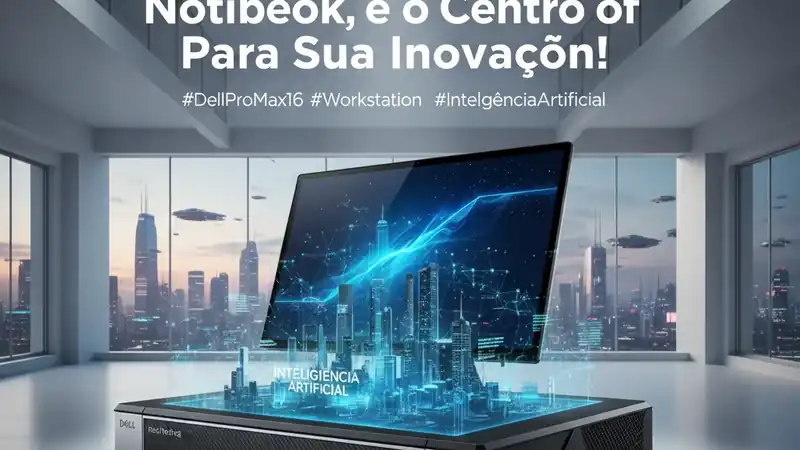 Dell Pro Max 16: Não é um Notebook, é o Centro de Comando Para Sua Inovação!