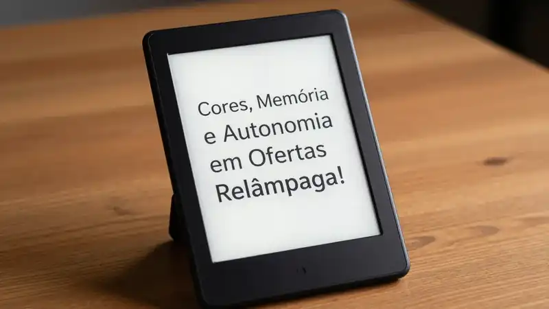 Kindle Colorsoft e Paperwhite: Cores, Memória e Autonomia em Ofertas Relâmpago!