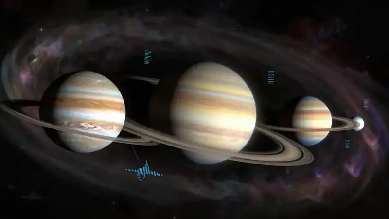 Júpiter, Saturno e Urano Ganham Voz: A Ciência Sonoriza o Alinhamento Planetário da Nasa
