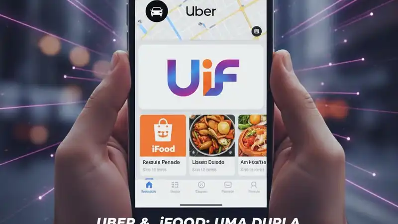 Uber e iFood: Uma Dupla Dinâmica Chega para Revolucionar sua Rotina na Palma da Mão!