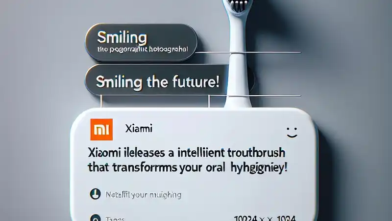 ## Sorria para o Futuro: Xiaomi Lança Escova de Dentes Inteligente que Transforma sua Higiene Bucal!
