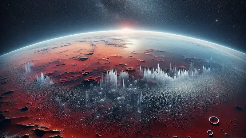 **Marte Espelha a Terra: Descobertas Geladas Revelam Passado Surpreendente**

