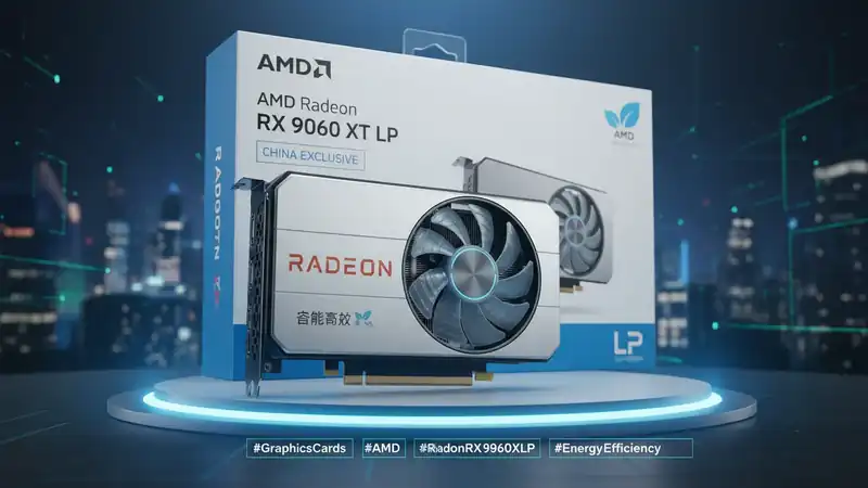 AMD Lança Versão "Light" da RX 9060 XT: Foco em Eficiência Energética na China