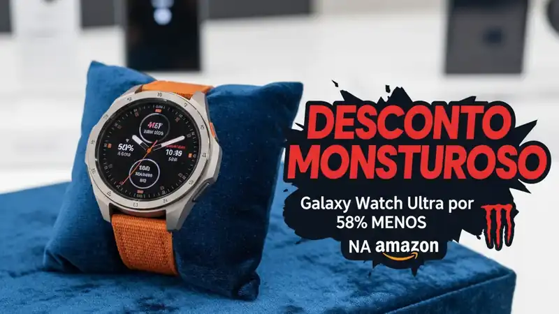 Desconto Monstruoso: Galaxy Watch Ultra por 58% Menos na Amazon