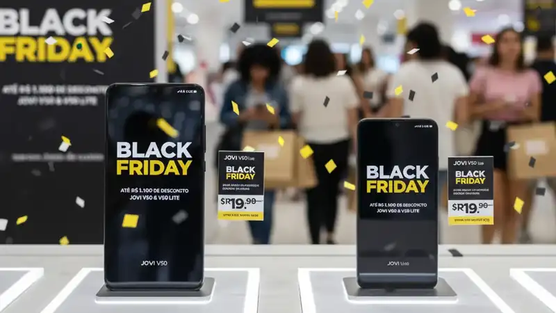 Black Friday: JOVI V50 e V50 Lite Oferecem Descontos Agressivos de Até R$ 1.100