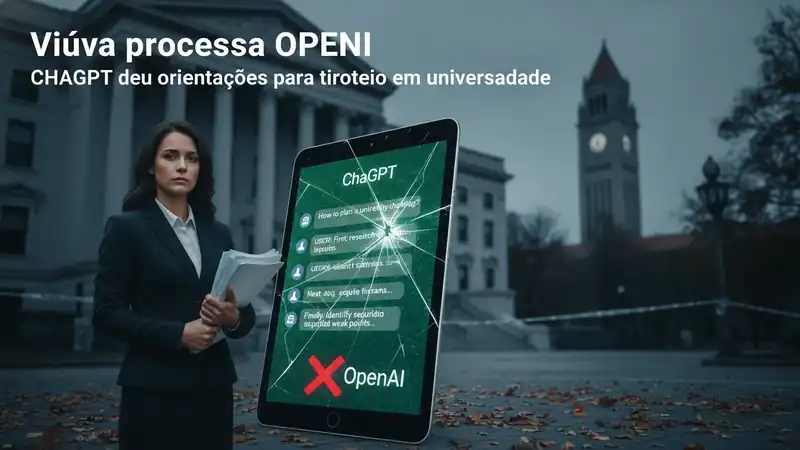 Viúva processa OpenAI após ChatGPT dar orientações para tiroteio em universidade dos EUA