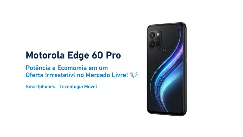 **Motorola Edge 60 Pro: Potência e Economia em um Oferta Irresistível no Mercado Livre!**