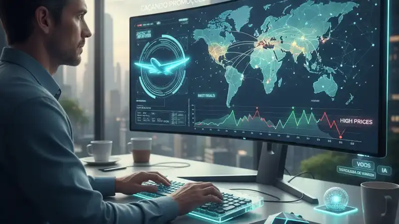 Caçando Promocoes de Voos com Inteligencia Artificial: Como a IA Esta Revolucionando a Busca de Passagens Aereas