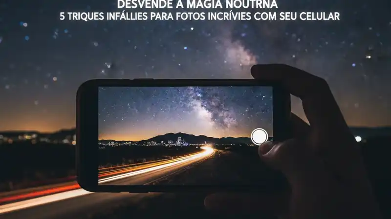 **Desvende a Magia Noturna: 5 Truques Infalíveis para Fotos Incríveis com seu Celular**