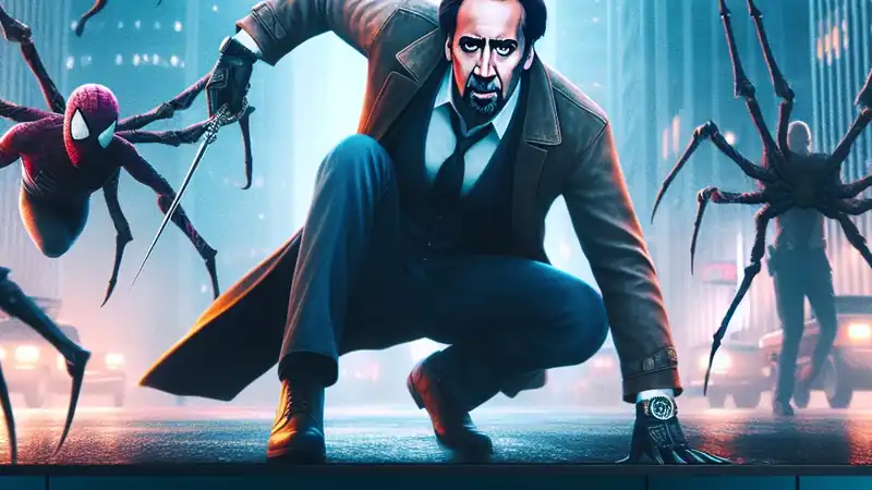 **Teia Noir: Nicolas Cage Tece Mistério e Ação como Homem-Aranha em Série Inédita do Prime Video**
