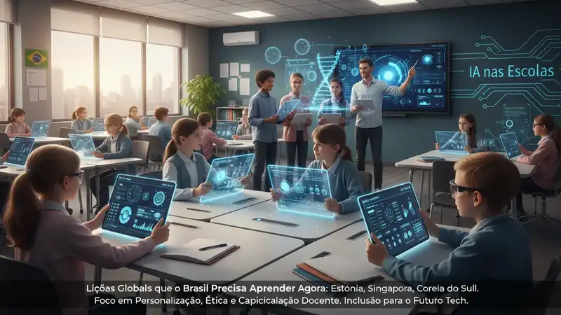 IA nas Escolas: Lições Globais que o Brasil Precisa Aprender Agora
