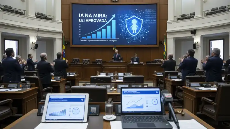 Inteligência Artificial na Mira: Câmara Aprova Lei para Combater Exploração Sexual Infantil na Era Digital
