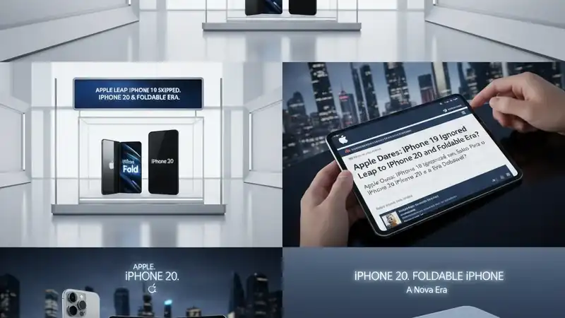 Apple Ousa: iPhone 19 Ignorado em Salto Para o iPhone 20 e a Era Dobrável?