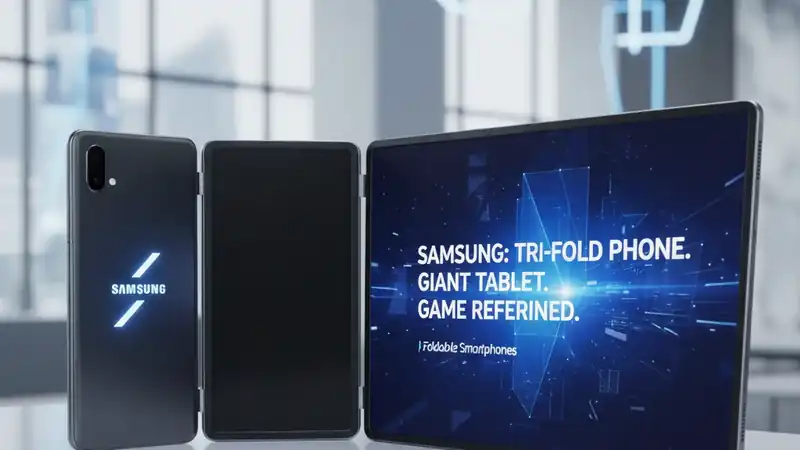 Samsung: O Celular Tri-Dobrável Que Vira Tablet Gigante Chega Para Redefinir o Jogo!