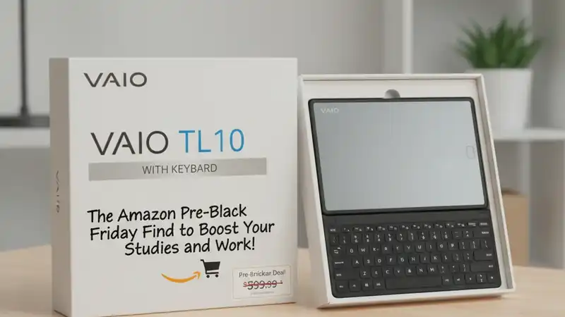 Vaio TL10 com Teclado na Caixa: O Achado da Pré-Black Friday Amazon para Turbinar seus Estudos e Trabalho!