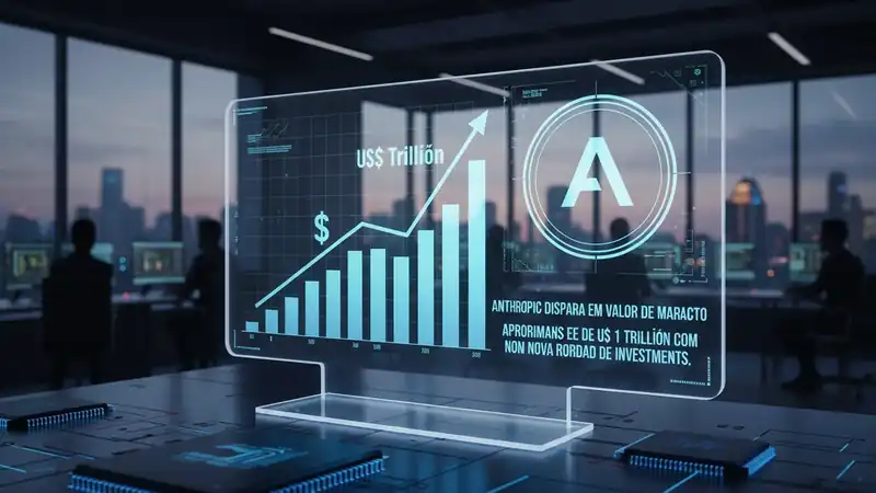 Anthropic Dispara em Valor de Mercado e Se Aproxima de US$ 1 Trilhão com Nova Rodada de Investimentos